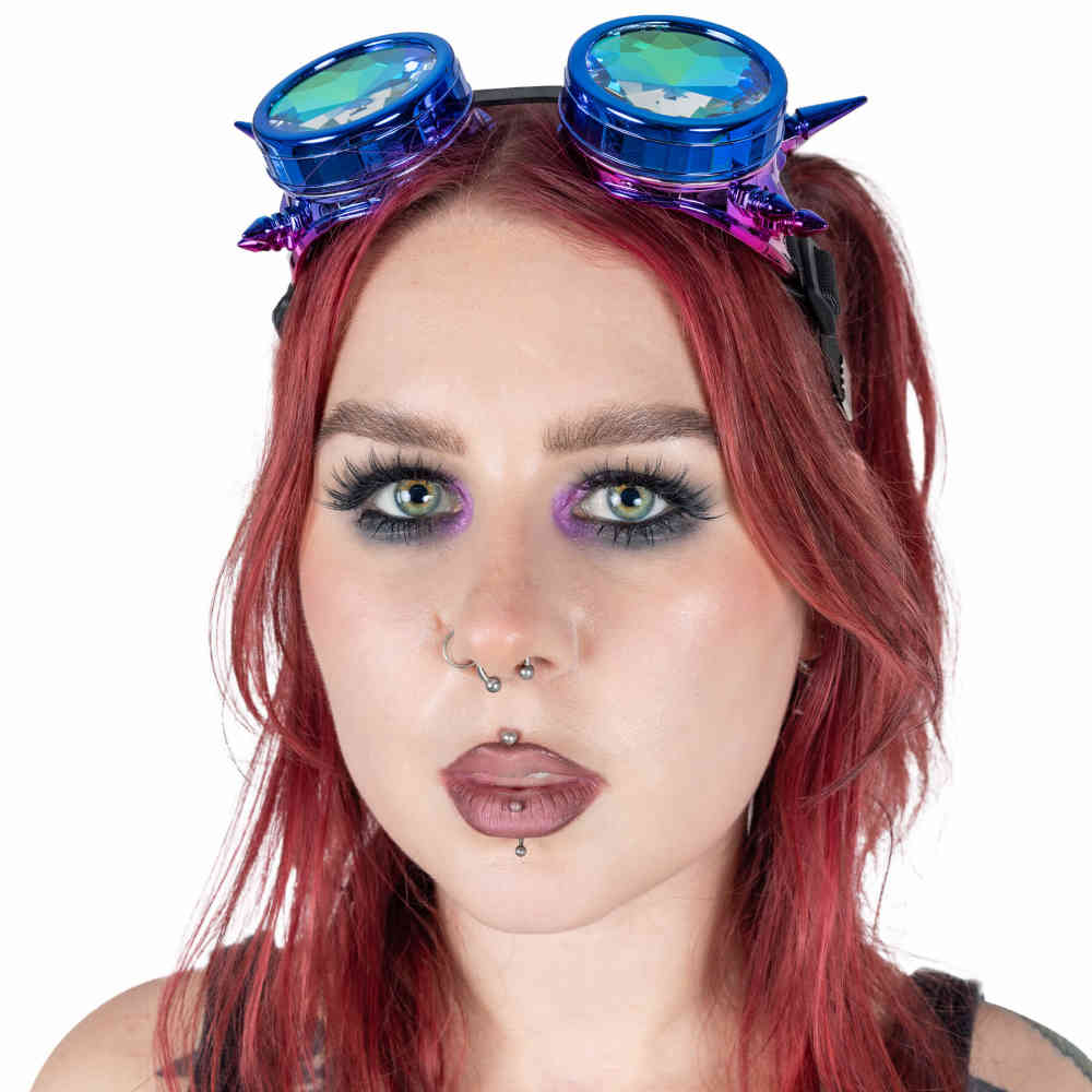 Poizen Industries - Kaleidoscope Goggles - Blau